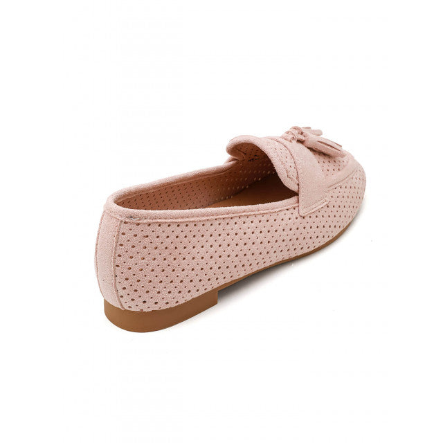 Mocassin plat classique en suédine