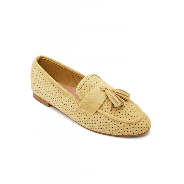 Mocassin plat classique en suédine