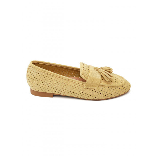 Mocassin plat classique en suédine