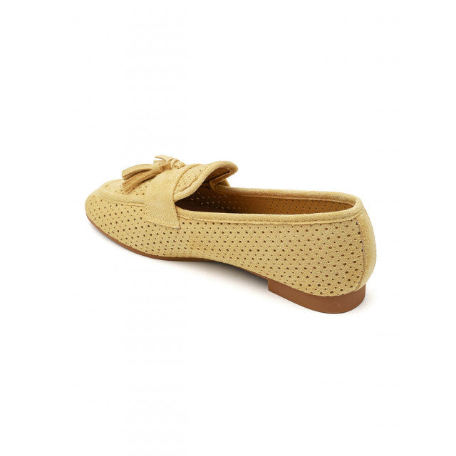 Mocassin plat classique en suédine