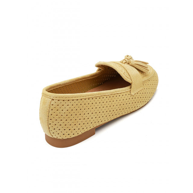 Mocassin plat classique en suédine
