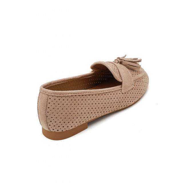 Mocassin plat classique en suédine