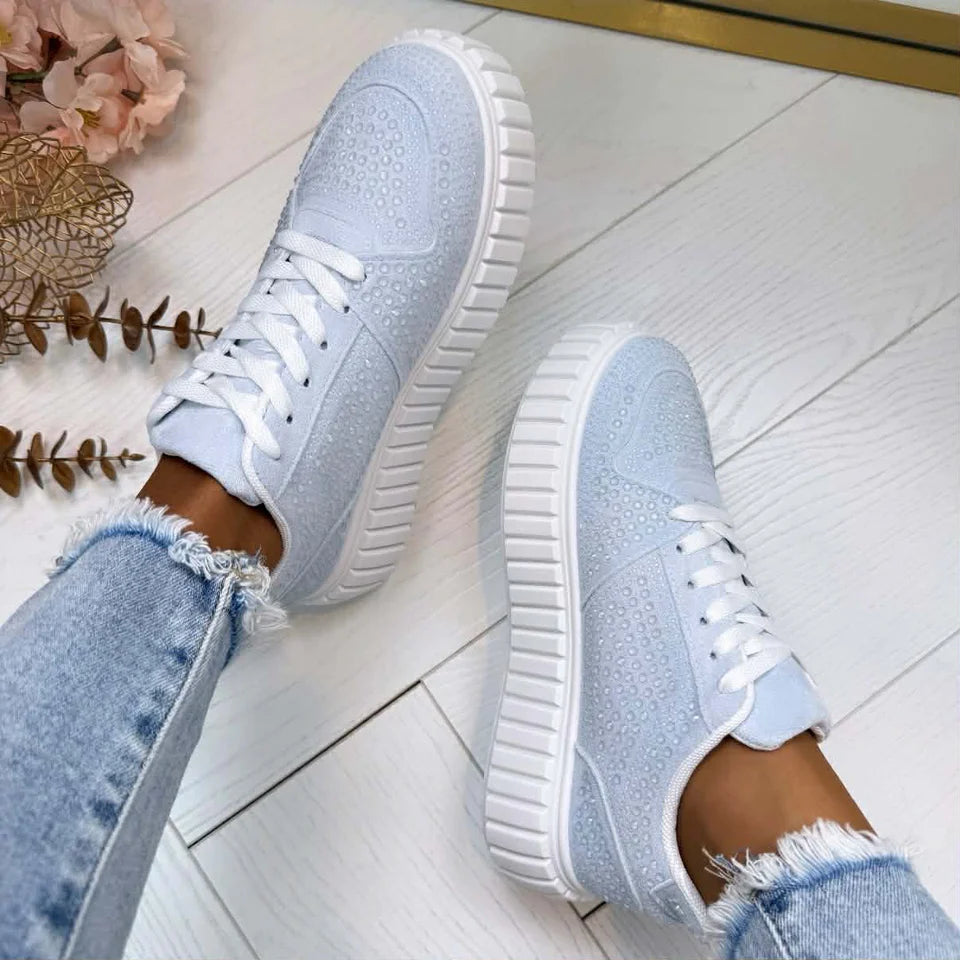Baskets avec des stresses