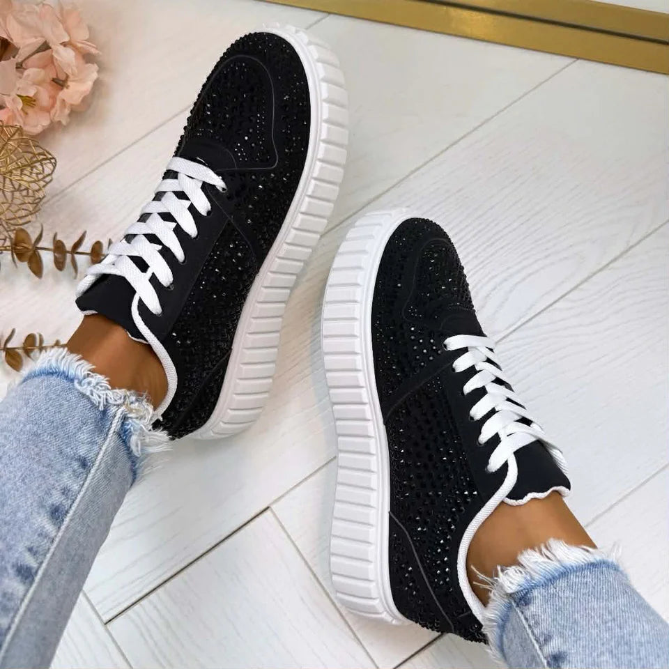 Baskets avec des stresses