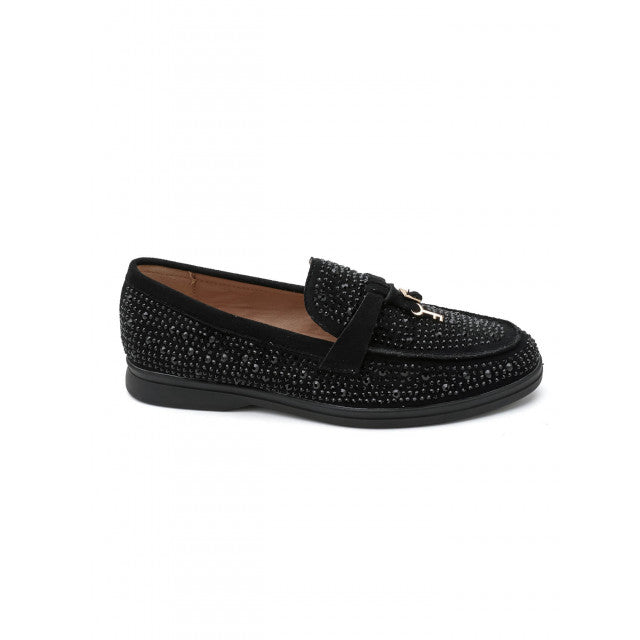 Mocassins ornés de zircons