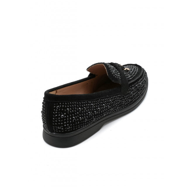 Mocassins ornés de zircons