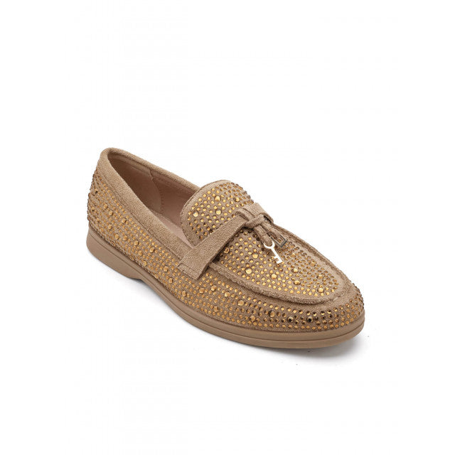 Mocassins ornés de zircons