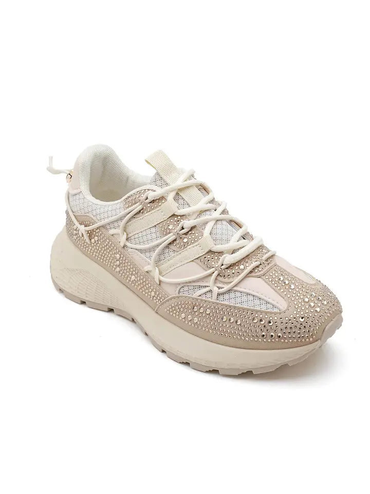 Baskets pour femmes ornées de pierres