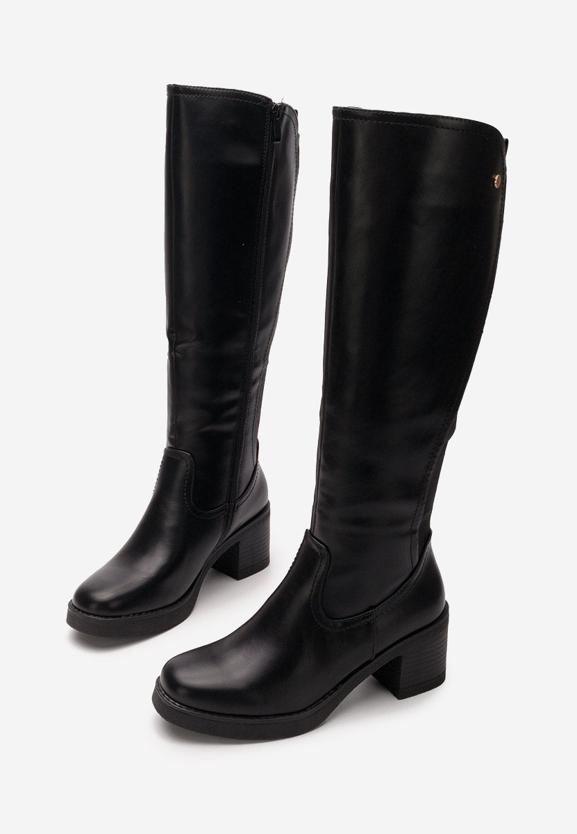 Bottes à talons hauts