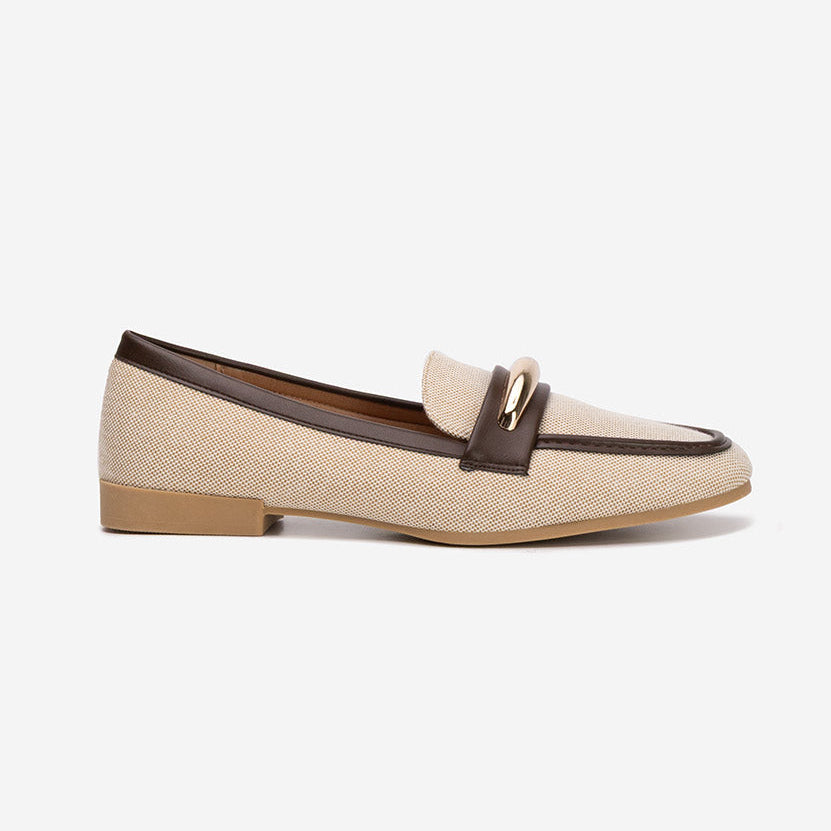 Mocassin en suède synthétique