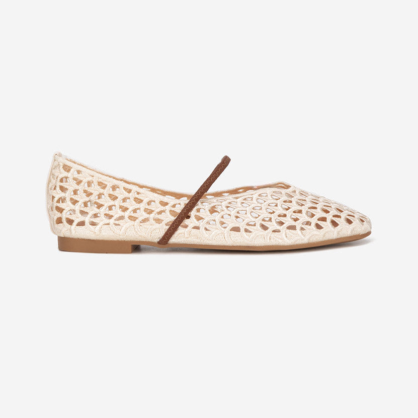 Ballerines en dentelle