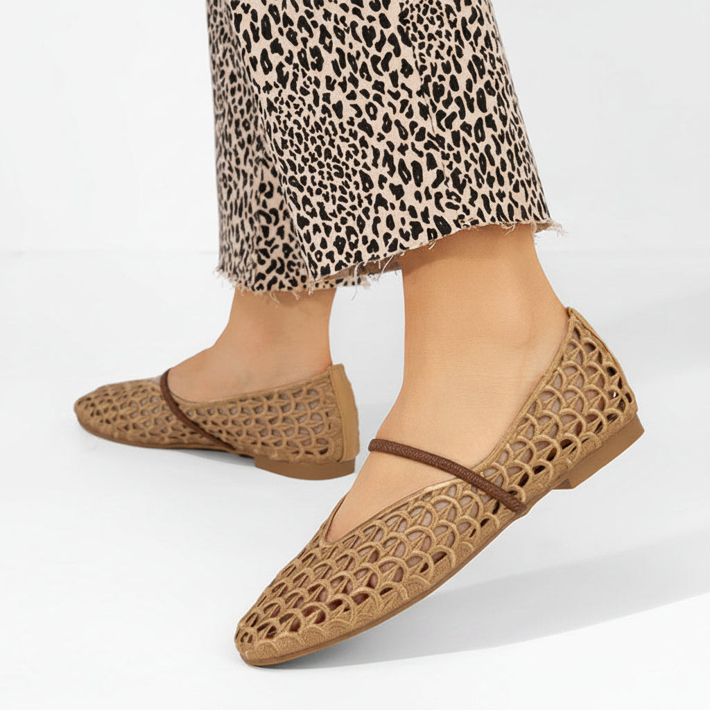 Ballerines en dentelle