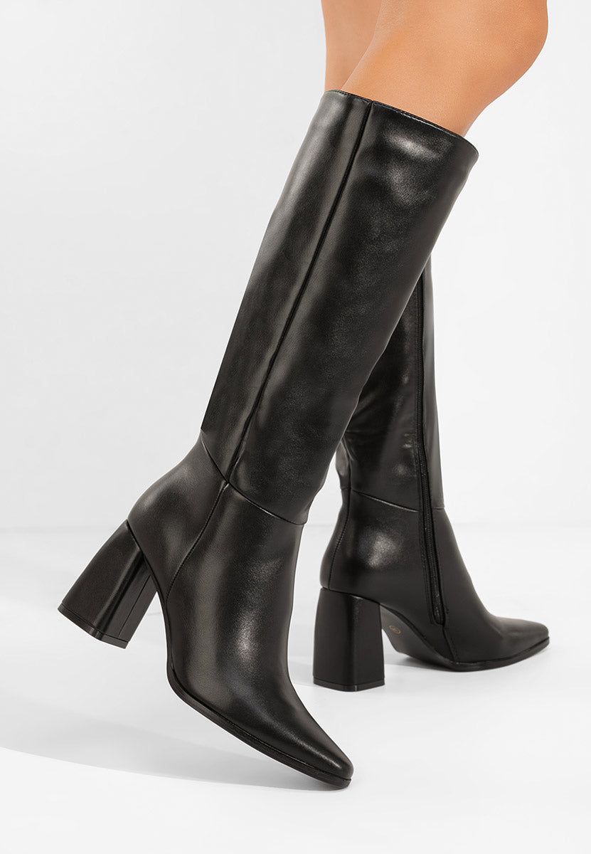 Bottes à talons hauts