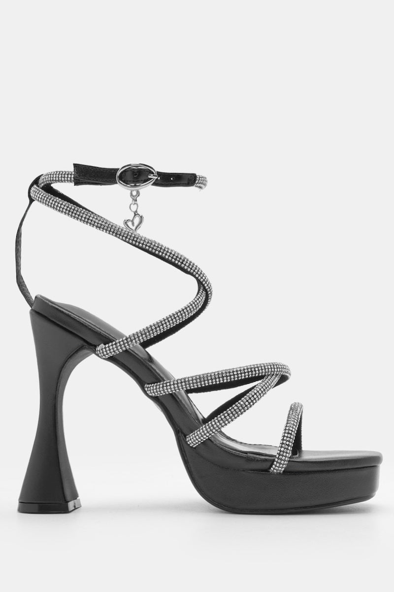 Sandales avec strass