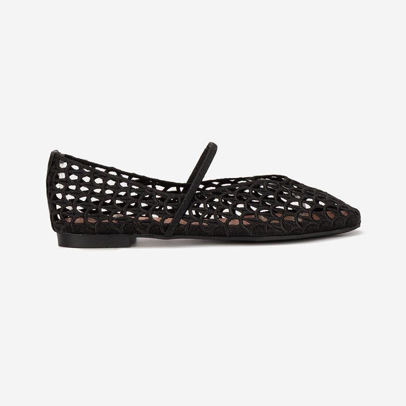 Ballerines en dentelle