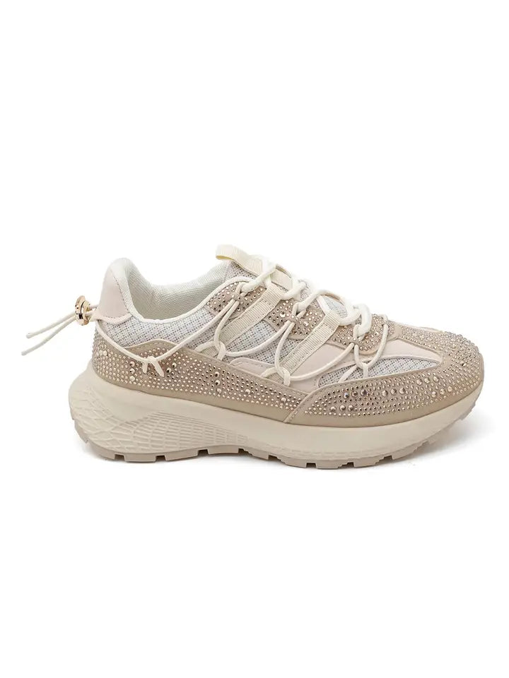 Baskets pour femmes ornées de pierres