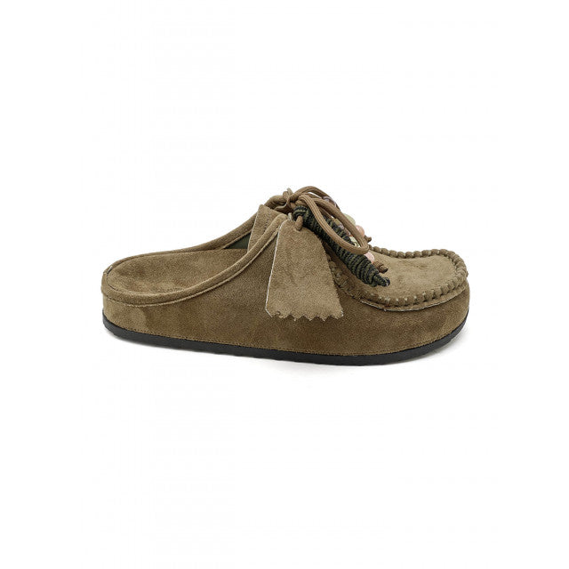 Mule Style MOC Suede – Confort Bohème & Détails Artisanaux