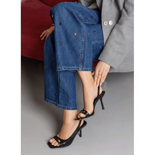 Sandales à Talon "Slingback" – Élégance Minimaliste
