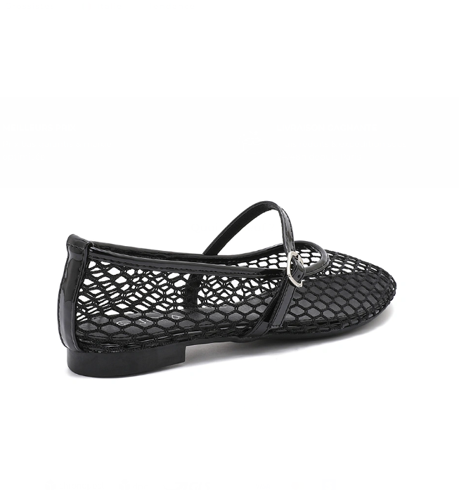 Ballerine ajourée en filet