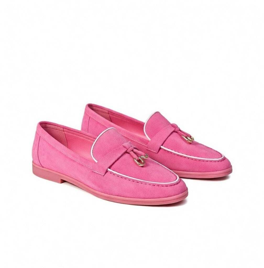 Mocassins avec breloque métallique