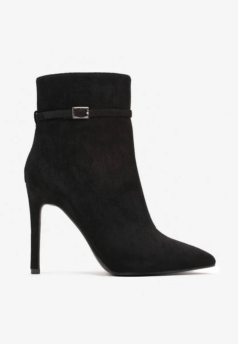 Bottines à talon aiguille et bout pointu