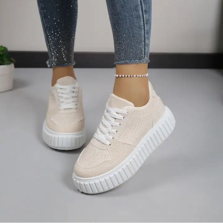 Baskets avec des stresses
