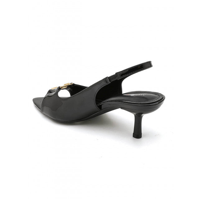 Escarpins Slingback à Bout Pointu – Élégance Vernie