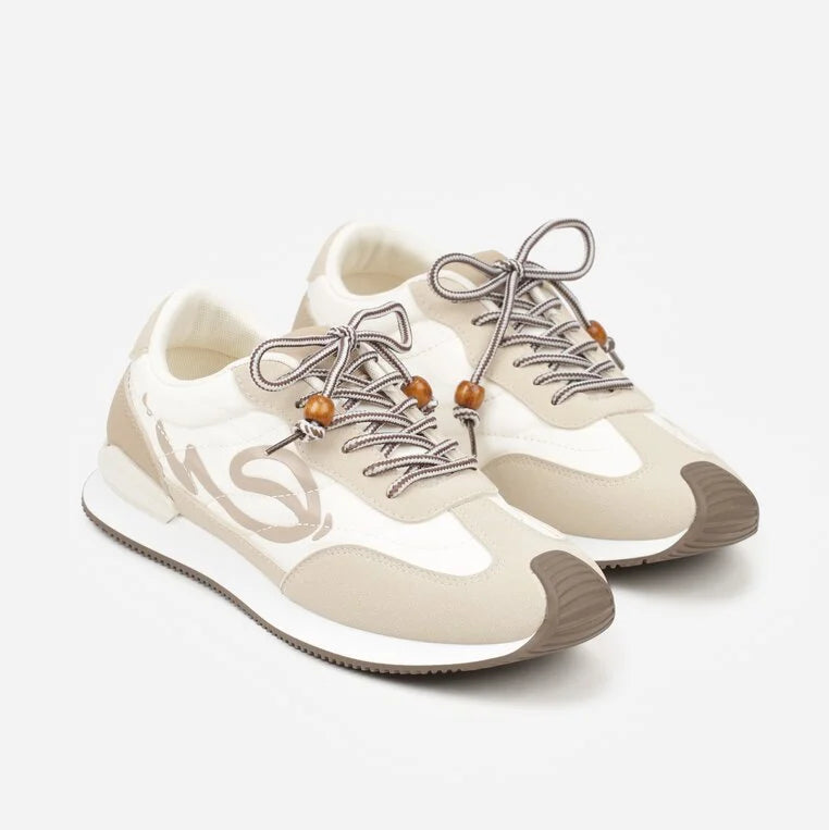 Baskets à motif géométrique de prisonnier