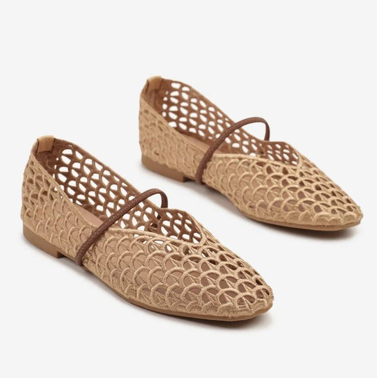 Ballerines en dentelle