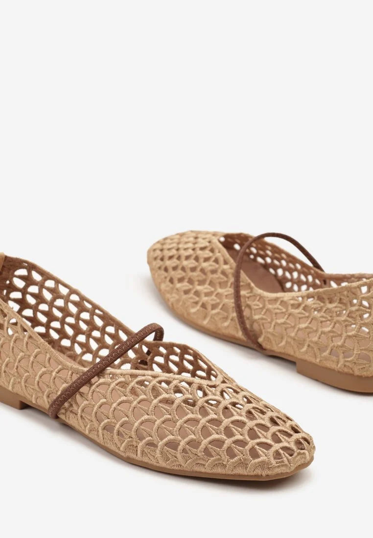 Ballerines en dentelle