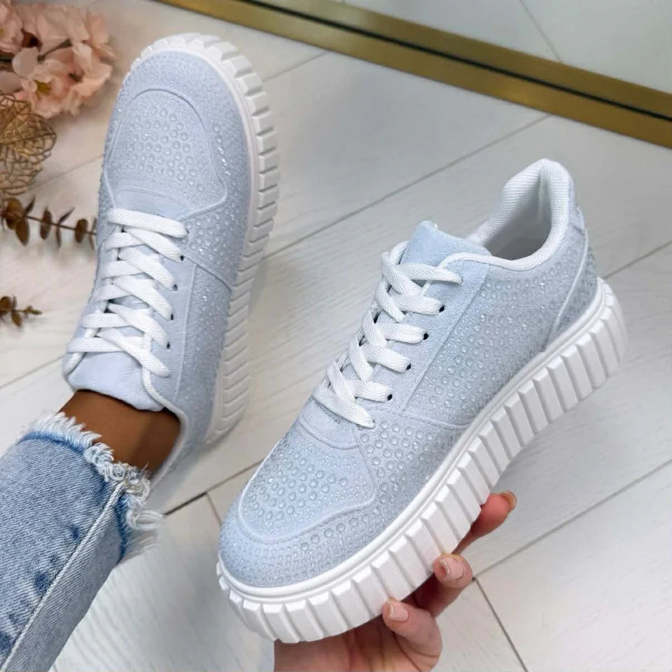 Baskets avec des stresses