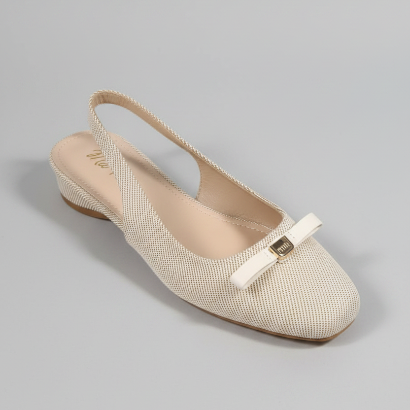 Sandales Slingback Élégantes à Petit Talon