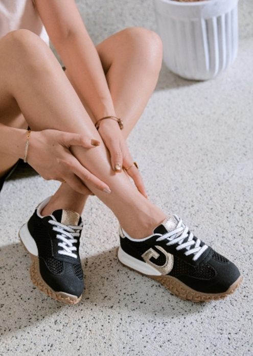 Baskets  à empiècements irisés