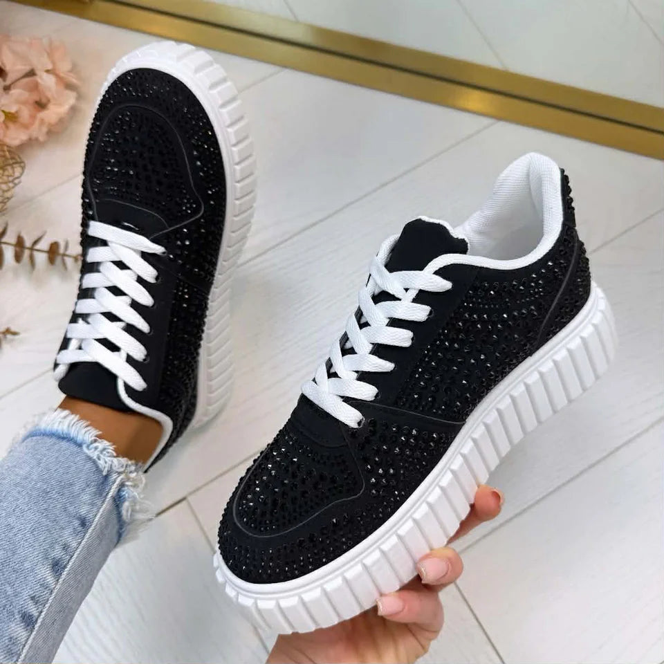 Baskets avec des stresses