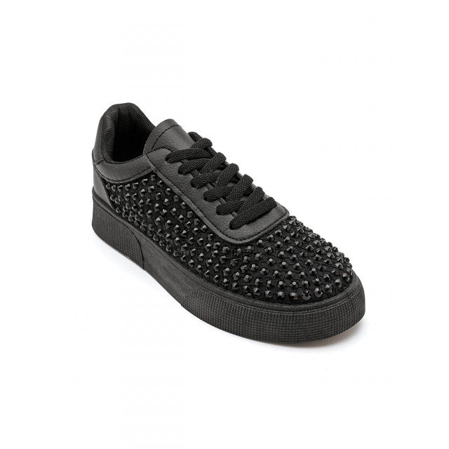 Baskets Plateformes à Cristaux – Éclat