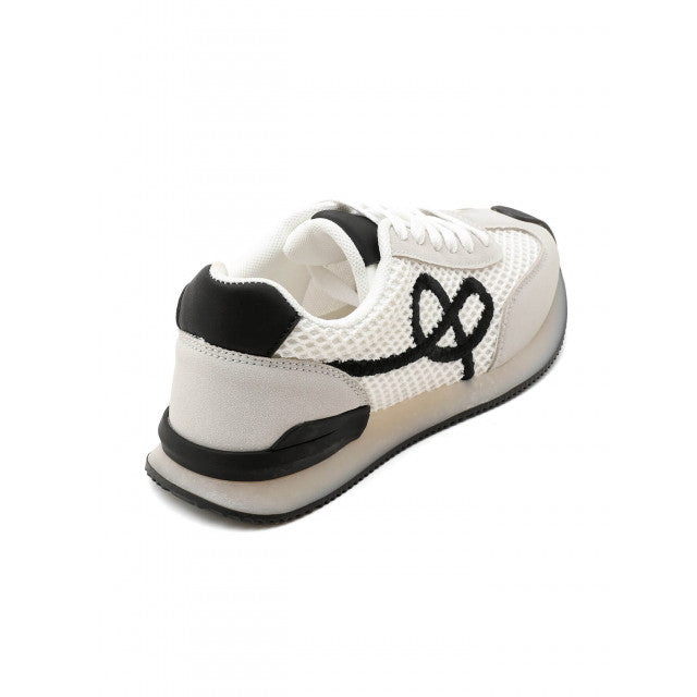 Baskets Avec Nœud Et Semelle Bicolore