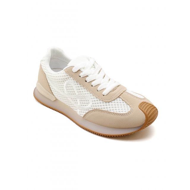 Baskets Avec Nœud Et Semelle Bicolore