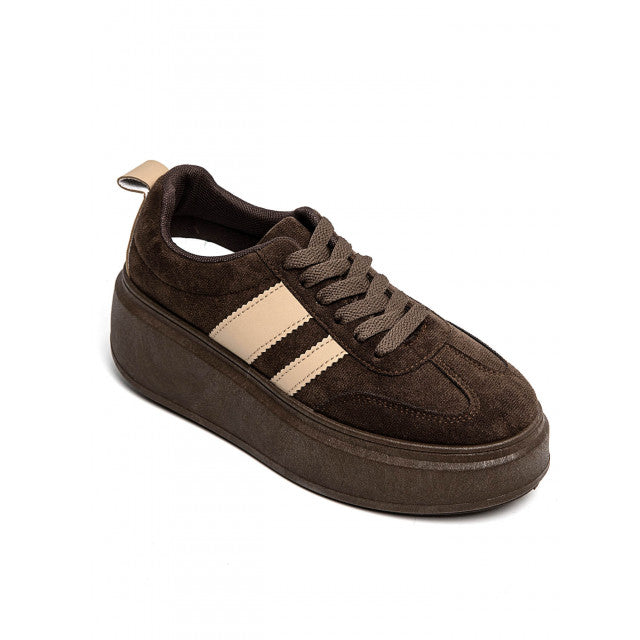 Baskets Compensées "Urban Suede"