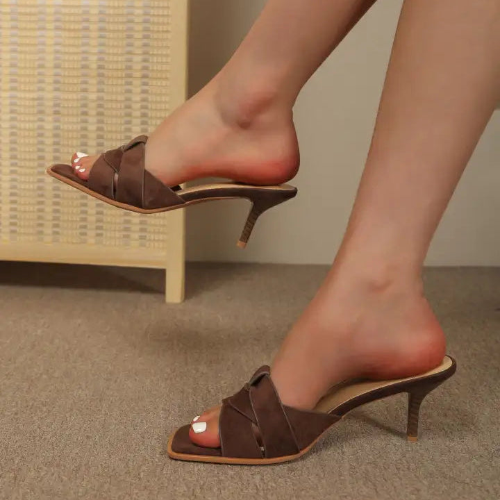 SANDALES DEMI TALON