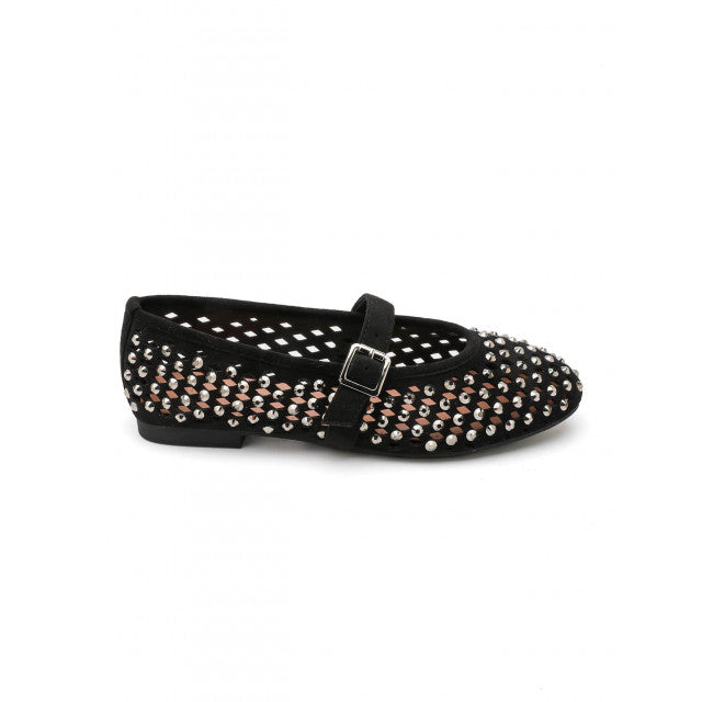 Ballerines  à Studs Argentés