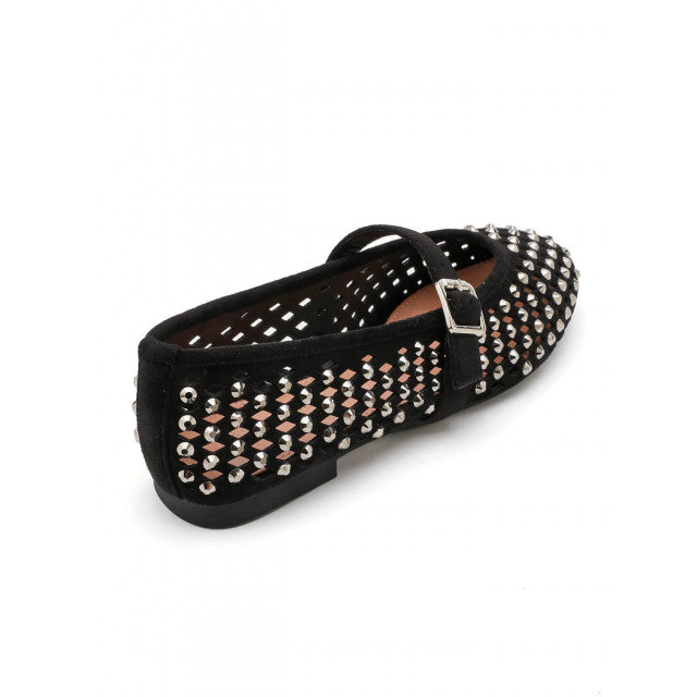 Ballerines  à Studs Argentés