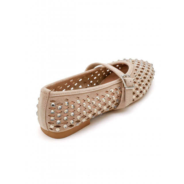 Ballerines  à Studs Argentés