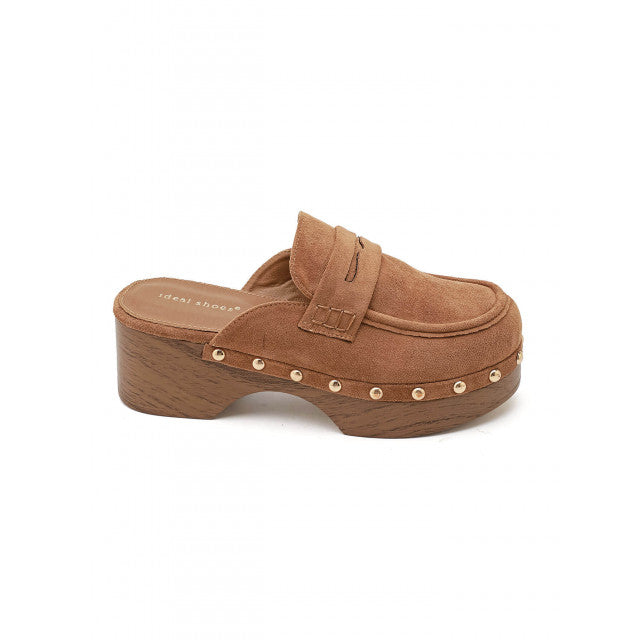 Sabots Plateformes "Ideal Shoes" – Style Rétro-Chic