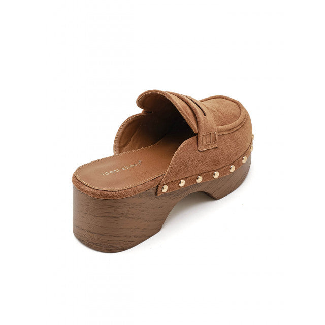Sabots Plateformes "Ideal Shoes" – Style Rétro-Chic