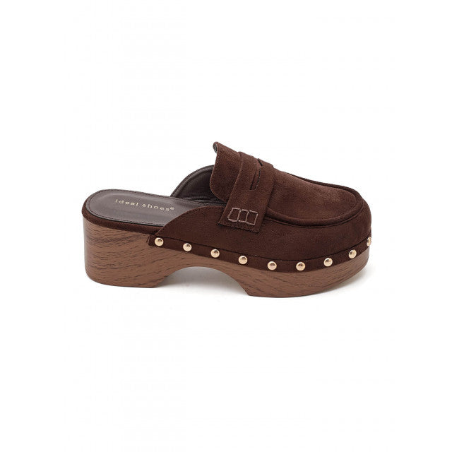 Sabots Plateformes "Ideal Shoes" – Style Rétro-Chic