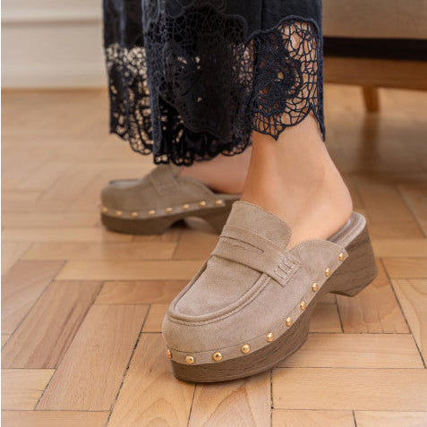 Sabots Plateformes "Ideal Shoes" – Style Rétro-Chic
