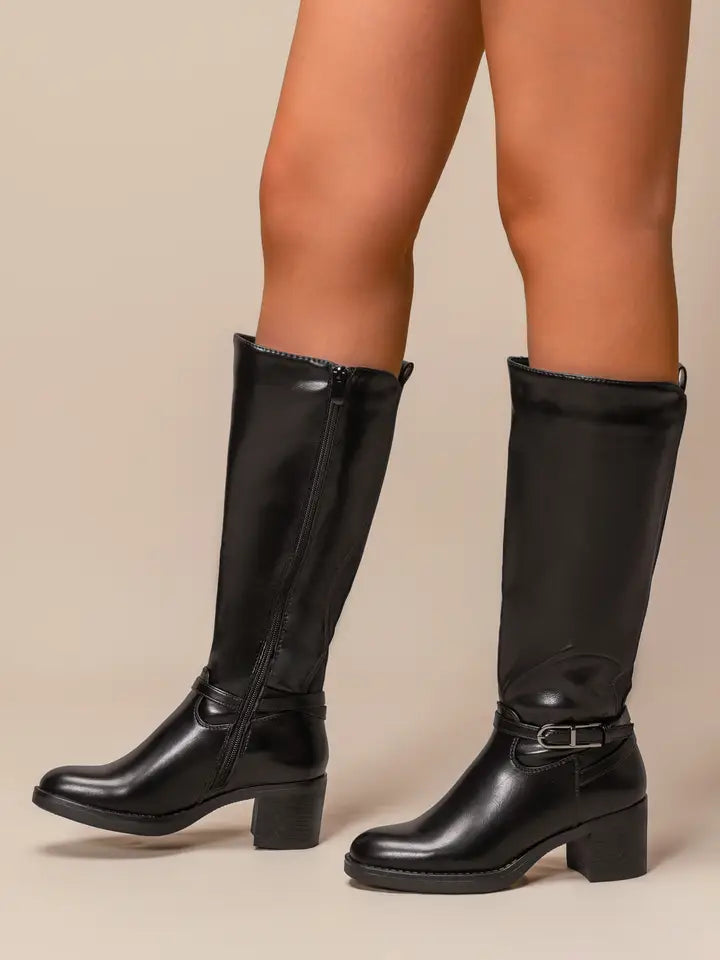 Bottes d'équitation classiques avec bride à la cheville