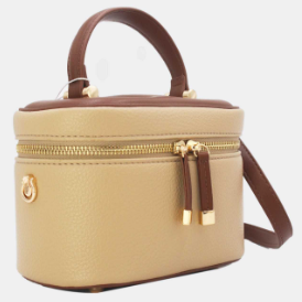Joli sac à bandoulière réglable présente une fermeture zippée