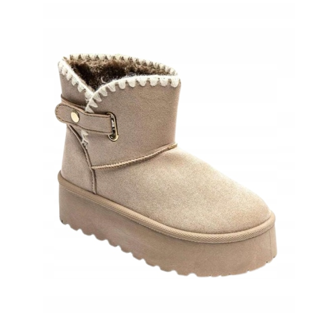 UGG à plateforme ornées de fil décoratif