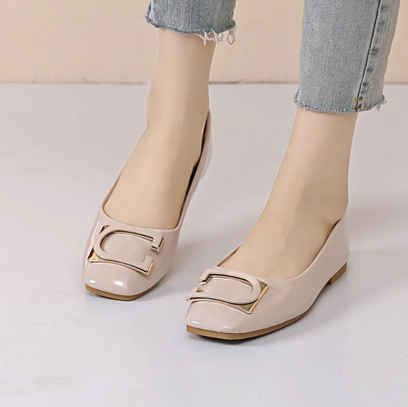 Ballerines plates à semelle souple pour femme